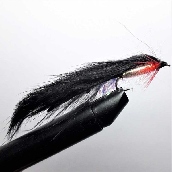 Black Barred Hot Pink Conehead Zonker Fly